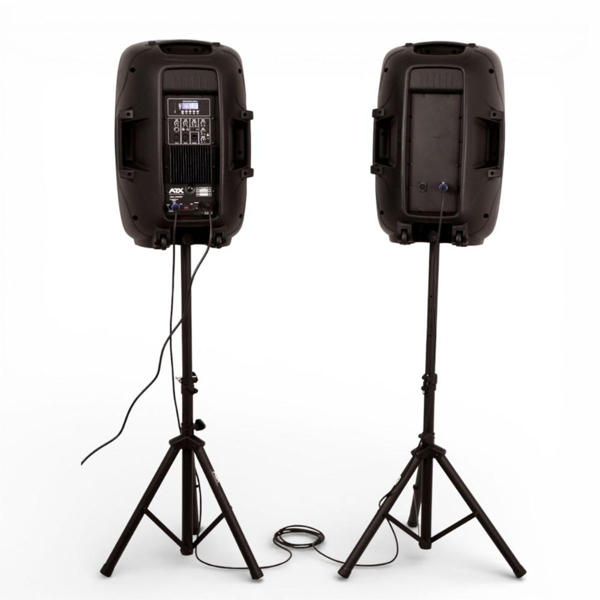 GENERICO - Pack Cajas Activas, Atriles y Cables ARX PQ-15AUC - 15 250w