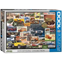 EUROGRAPHICS - 6000-0758 JEEP ADVERTISING COLLECTION PUZZLE