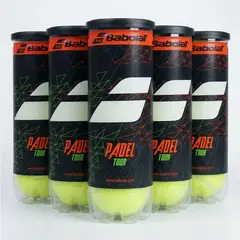 BABOLAT - ESPECIAL 5 TARROS PELOTAS PADEL TOUR PREMIUM - 3 UNIDADES POR TARRO