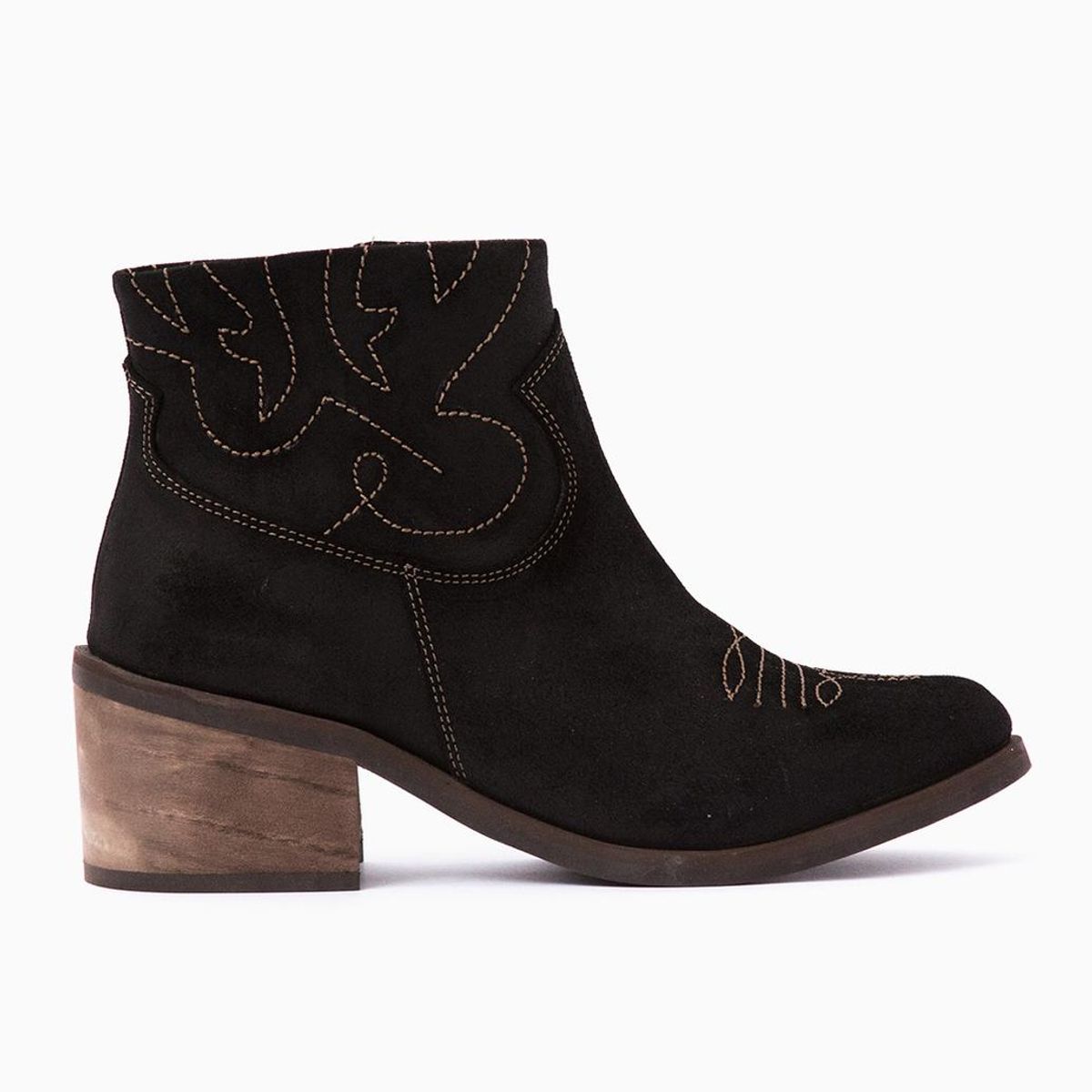 GIANI DAFIRENZE - Botin Cuero Mujer Verbena Negro