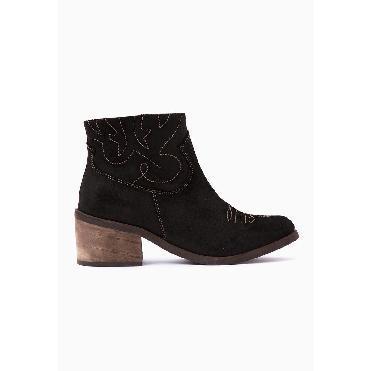 GIANI DAFIRENZE - Botin Cuero Mujer Verbena Negro