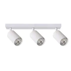 AVC Y VELL MAX - Aplique 3 Foco Cilindro Blanco 7W Luz Neutra.