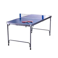SDFIT - Mesa de Ping Pong Mini 152 cm + 76 cm + Set Paletas Pelotas SR025-12