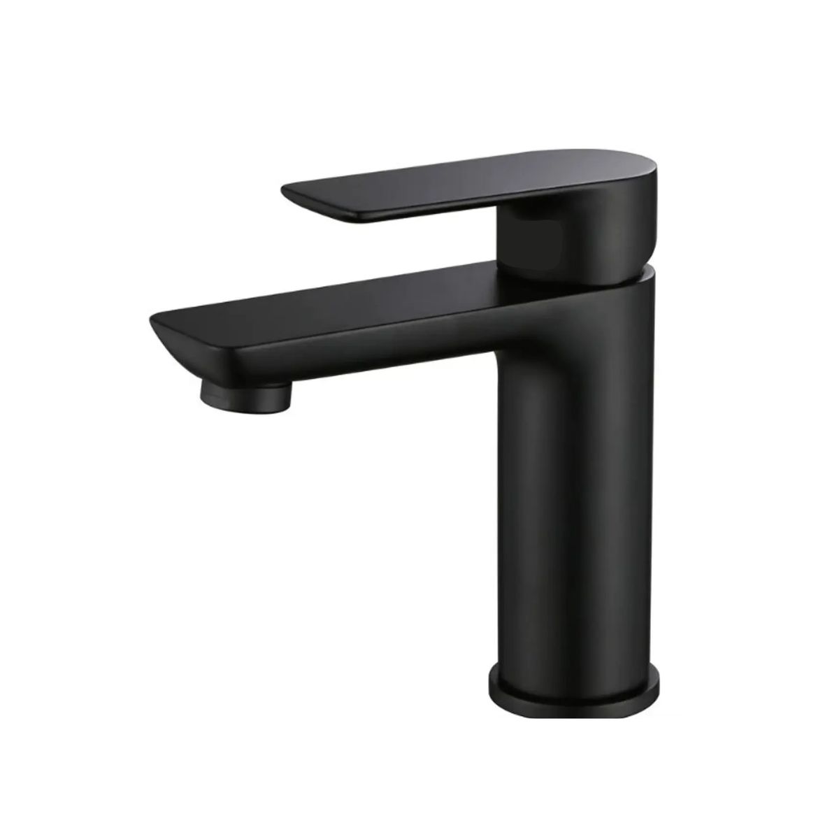 GENERICO - Llave Monomando Para Lavamanos Negro Mate