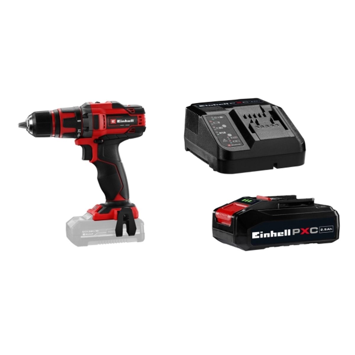 EINHELL - Taladro atornillador 18v 40nm +1 bat 2,5ah+carg