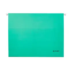 RHEIN - Pack 25 Carpeta Colgante Cartulina Oficio Verde