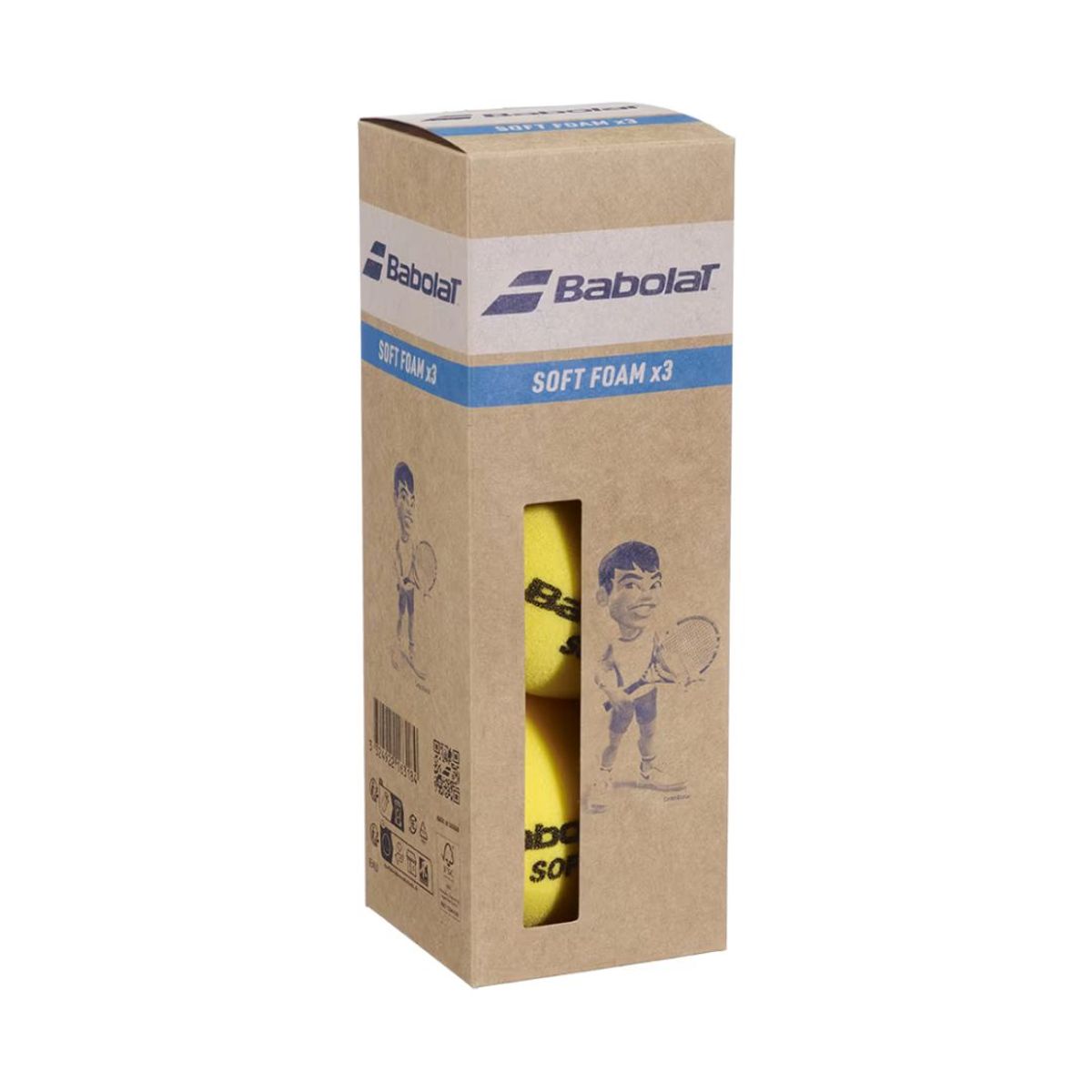 BABOLAT - ESPECIAL 5 CAJAS PELOTAS TENIS BABOLAT SOFT FOAM - 3 UNIDADES POR CAJA