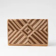 HUMANA - Cartera Clutch Ema Beige