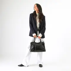 HUMANA - Cartera Hombro Coco Negro