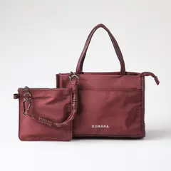 HUMANA - Cartera Bandolera Celia Burgundy