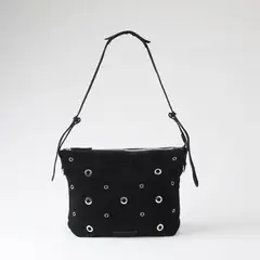 HUMANA - Cartera Cruzada Angie Black Suede