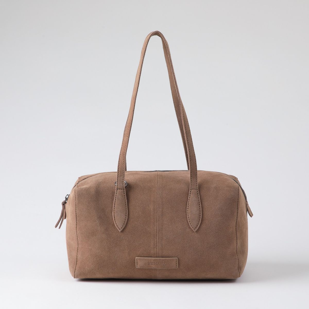 HUMANA - Cartera Hombro Gala Beige Suede  Humana