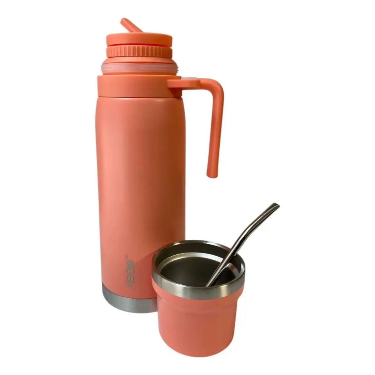 KEEP - Termo Matero 3 en 1 Keep Acero Inoxidable  1 Litro