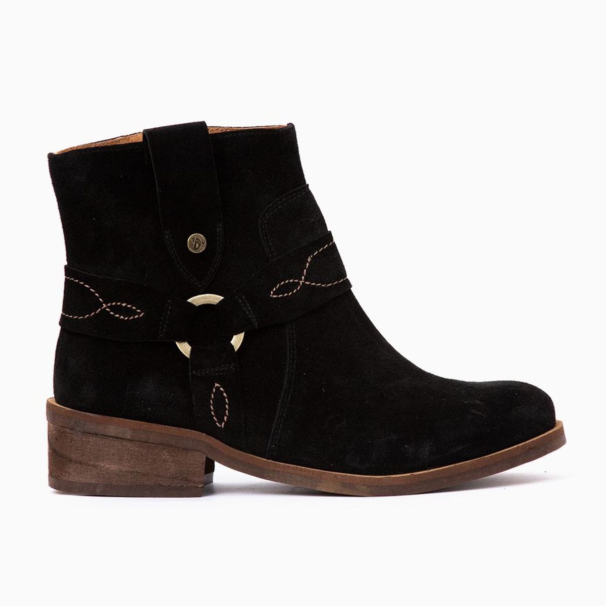 GIANI DAFIRENZE - Botin Cuero Mujer Melia Negro