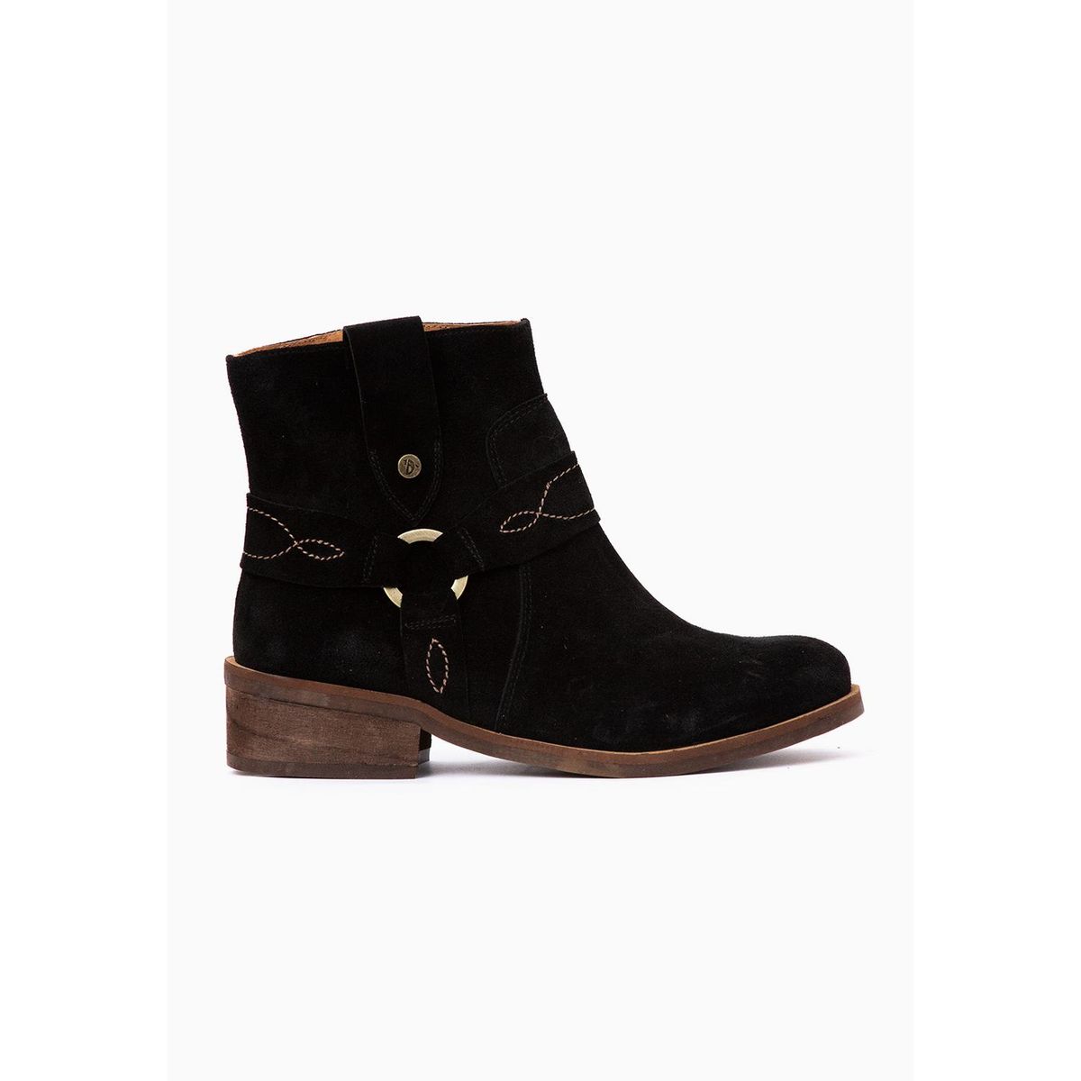 GIANI DAFIRENZE - Botin Cuero Mujer Melia Negro