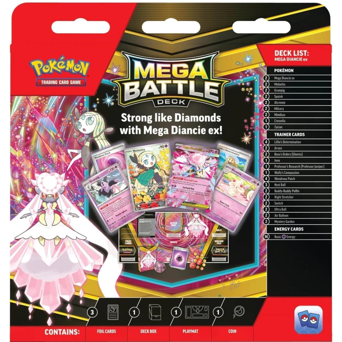 POKEMON - POKEMON MEGA BATTLE DECK DIANCIE EX INGLES