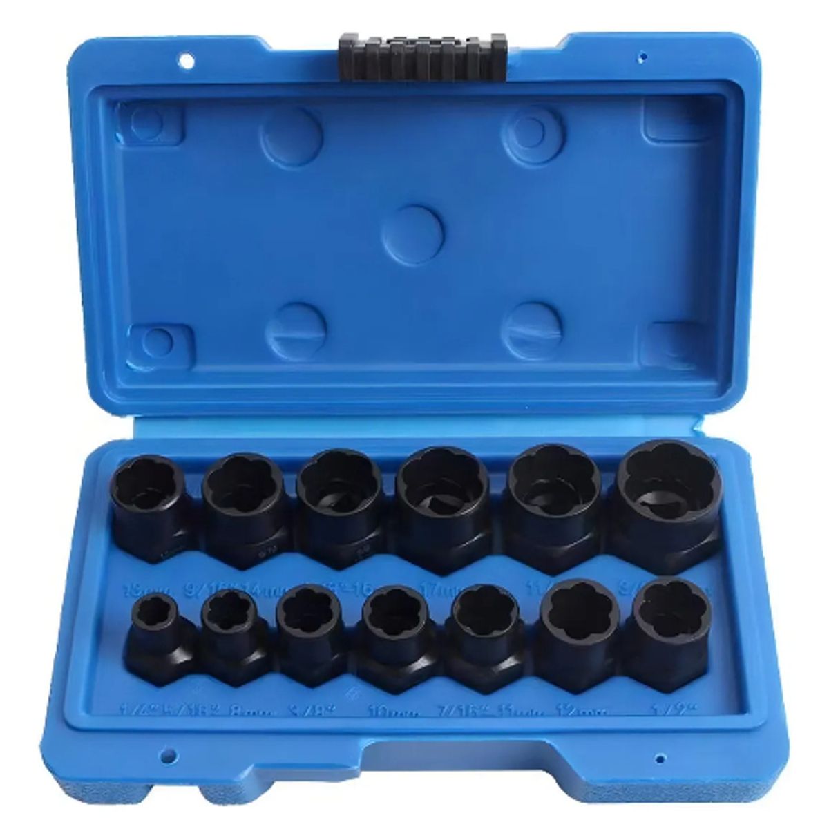 GENERICO - Set Dados Extractores Pernos Y Tuercas Rodadas 9 A 19mm