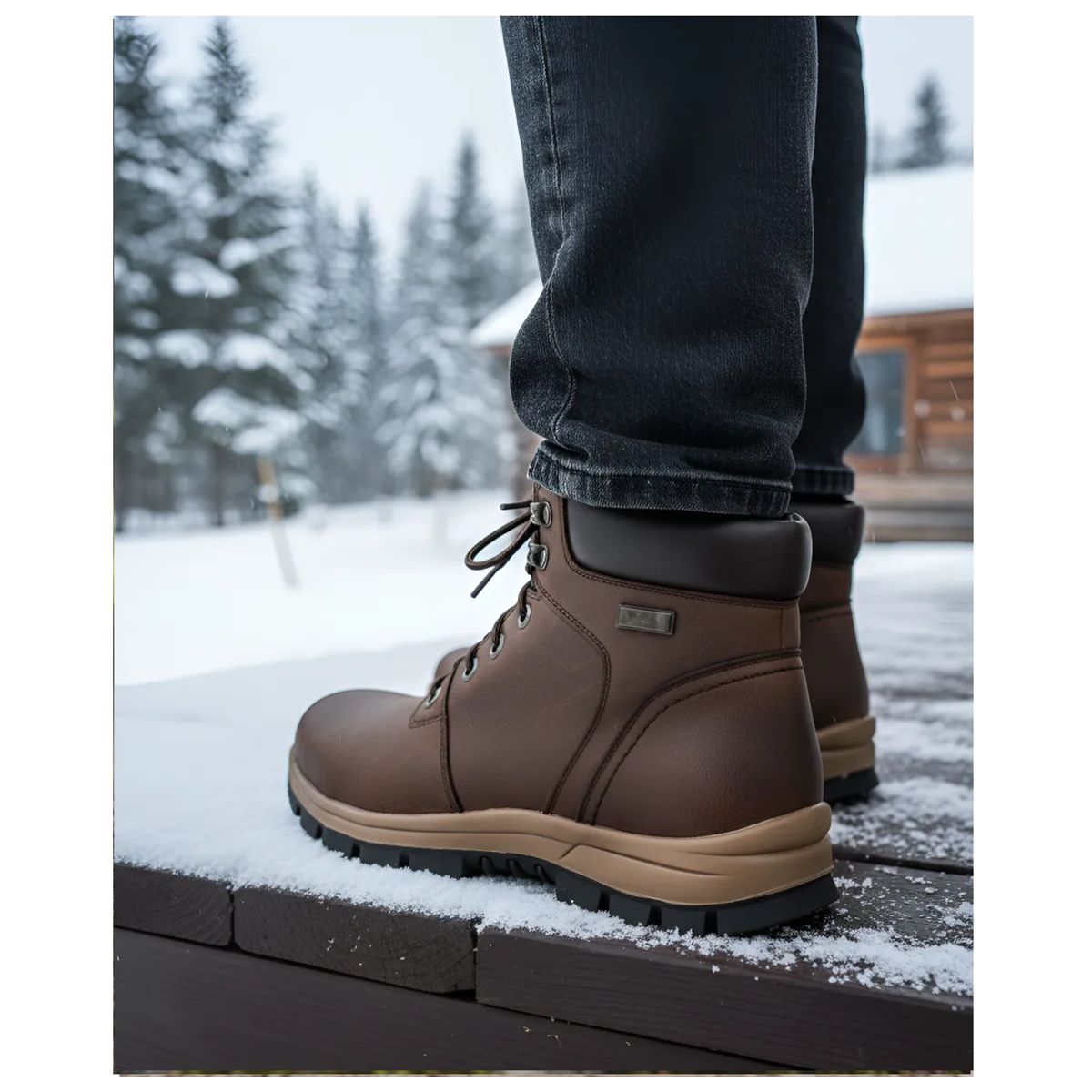 APOSTOL - Botas Caballero Lw-101 Marron Coffee Urbanas Nueva