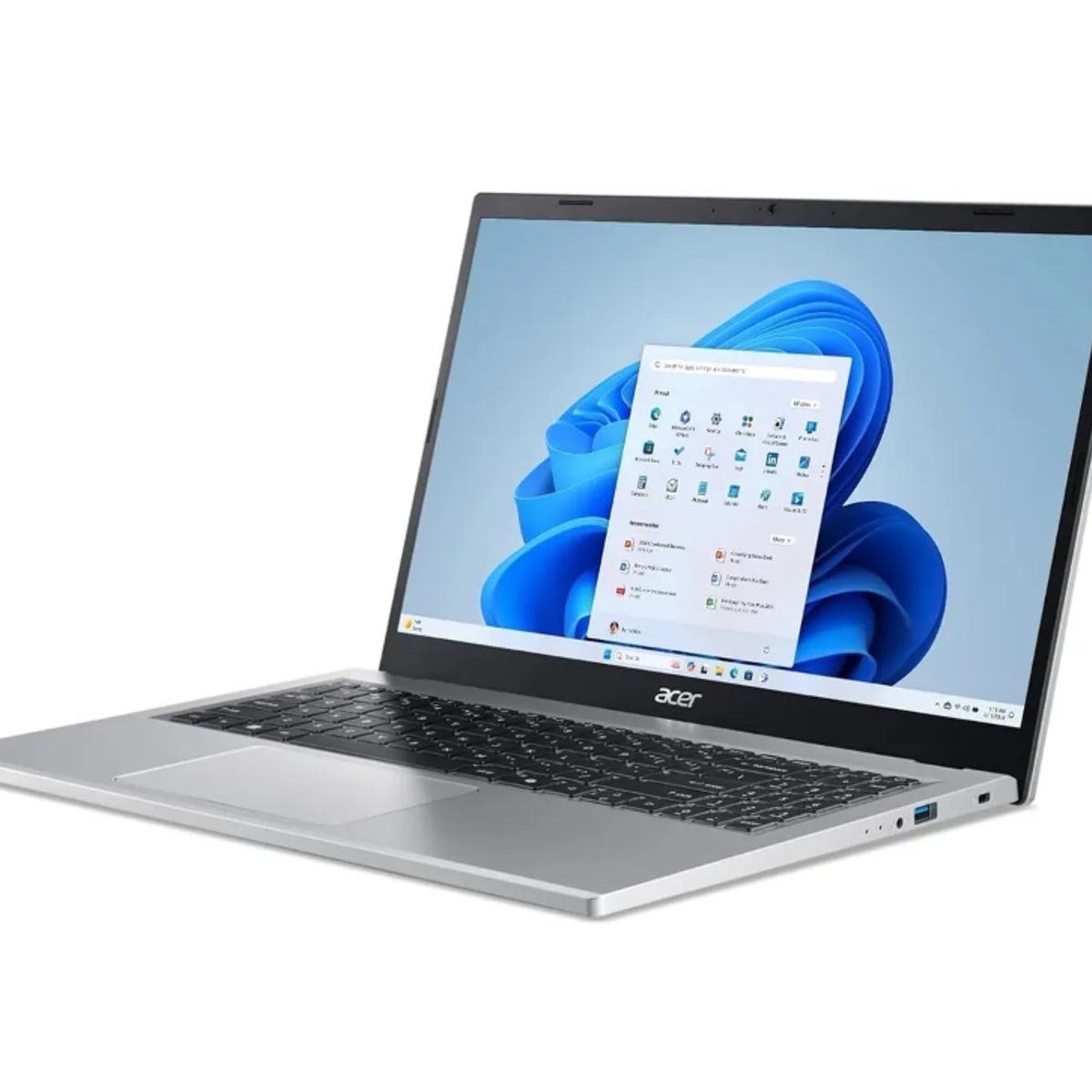 ACER - Acer Aspire Go 15.6 FHD IPS Touch Laptop Ryzen 5 7520U 8GB RAM 512GB SSD Silver AG15-21PT-R5GQ WIN11