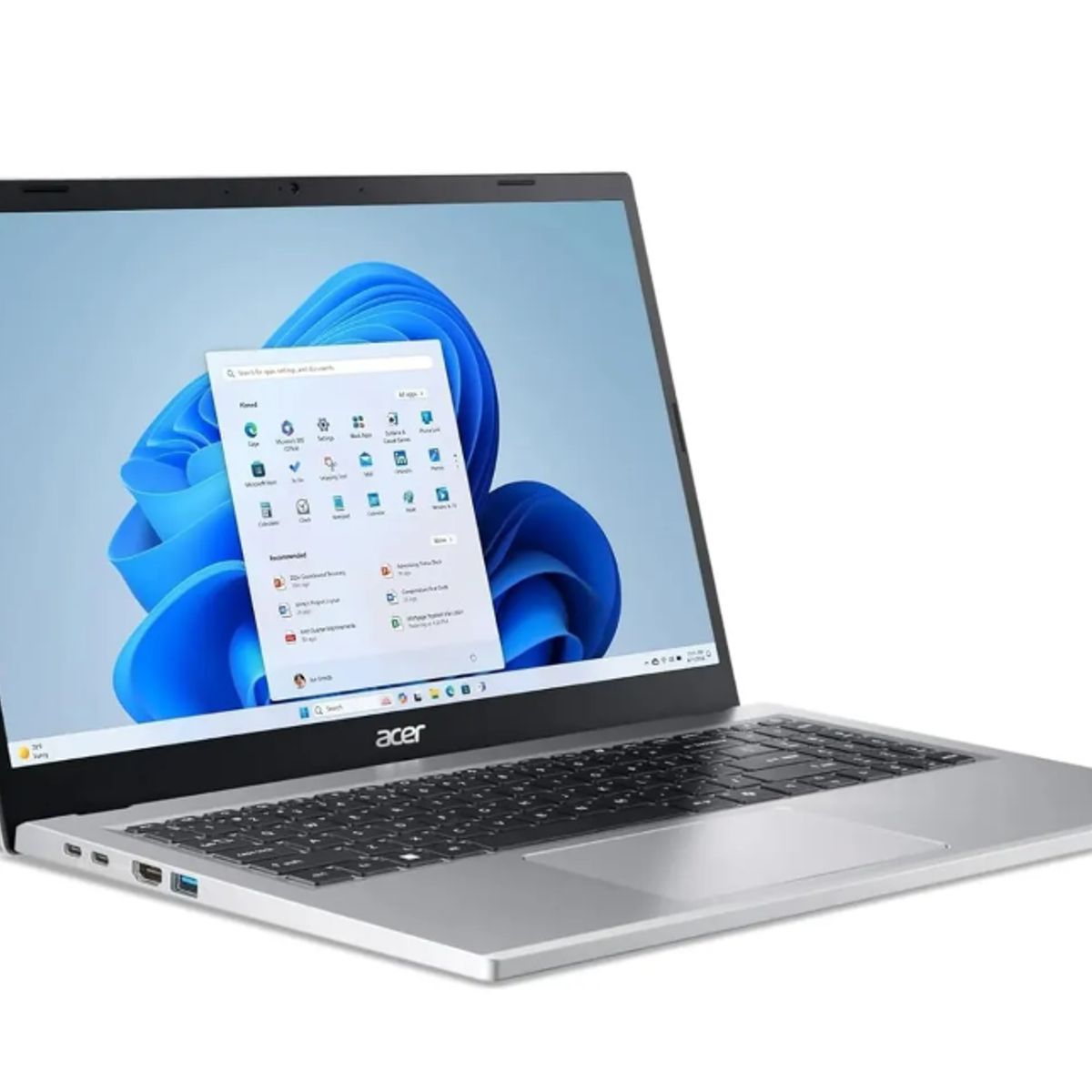 ACER - Acer Aspire Go 15.6 FHD IPS Touch Laptop Ryzen 5 7520U 8GB RAM 512GB SSD Silver AG15-21PT-R5GQ WIN11