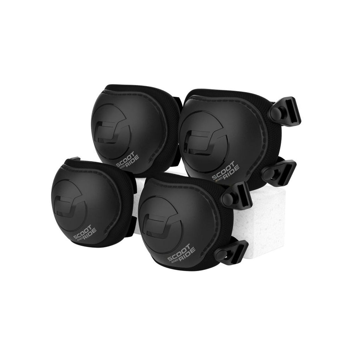 SCOOT AND RIDE - Set Protectores XXS Black - Scoot and Ride