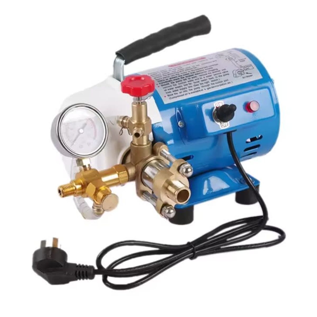 GENERICO - Bomba prueba de presión hidrostática eléctrica 0-60 bar , 250w, 2,9lmin, 220v DSY60