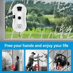 MOVI - Robot Inteligente Limpiador de Ventanas con Sistema Anti Caída - Máxima Adherencia y Recorrido Dual