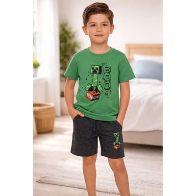 Imagen 2 del producto Pijama Corto Niño Verde