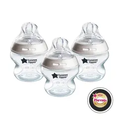 TOMMEE TIPPEE - Pack 3 Mamaderas Natural Start 150ml
