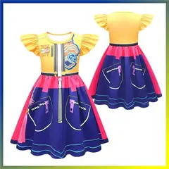 GENERICO - Vestido disfraz K pop para niña talla 110 ( 3 a 4 años)