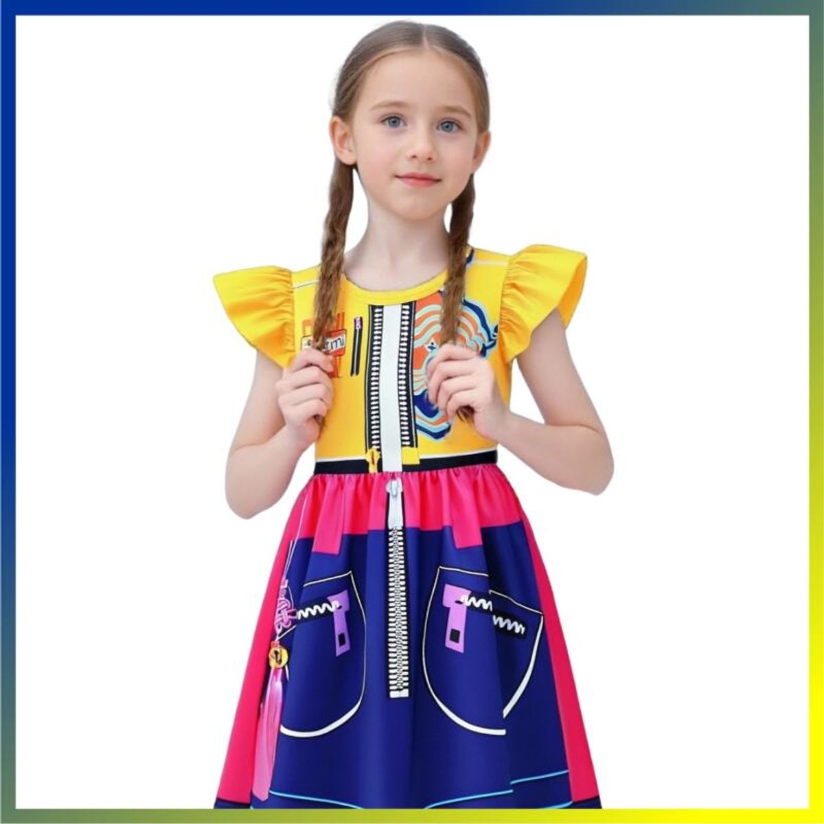 GENERICO - Vestido disfraz K pop para niña talla 110 ( 3 a 4 años)