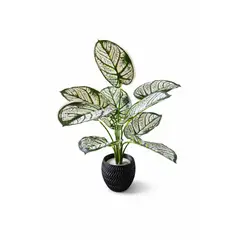 GENERICO - Planta artificial 43cm mas macetero negro