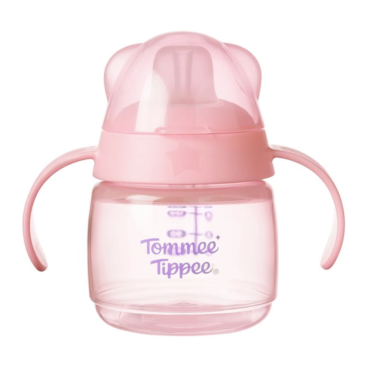TOMMEE TIPPEE - VASO DE APRENDIZAJE CON ASAS 150ML TRANSITION SPOUT 4 MESES+ ROSADO