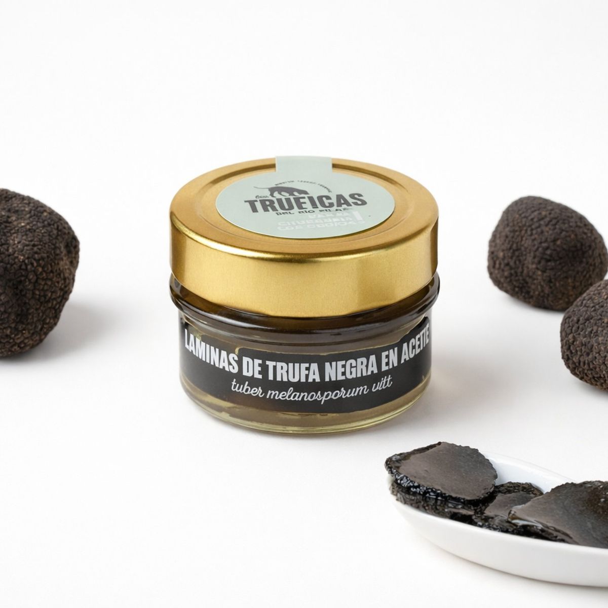 TRUFICAS DEL RIO PILAS - Láminas de trufa negra en aceite