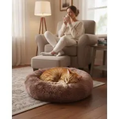 GENERICO - Cama Acolchada de Alta Densidad para tus mascotas 100 cm