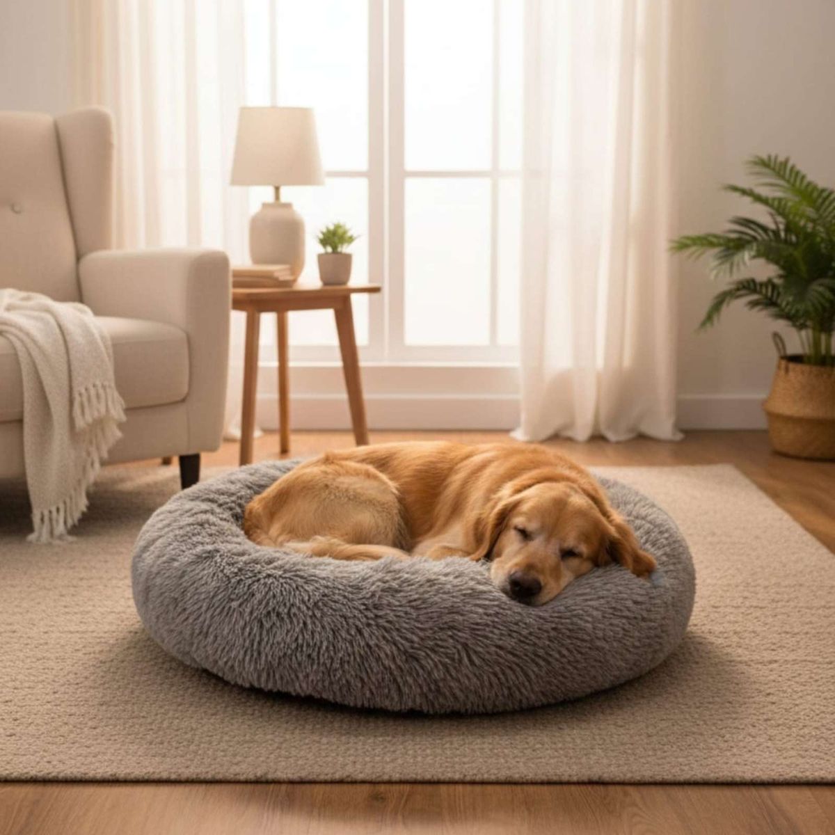 GENERICO - Cama Acolchada de Alta Densidad para tus mascotas 100 cm