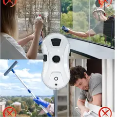 MOVI - Robot Inteligente Limpiador de Ventanas con Sistema Anti Caída - Máxima Adherencia y Recorrido Dual
