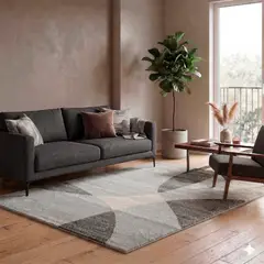 DIB - Alfombra Access 133X190 66200 Gris Negro