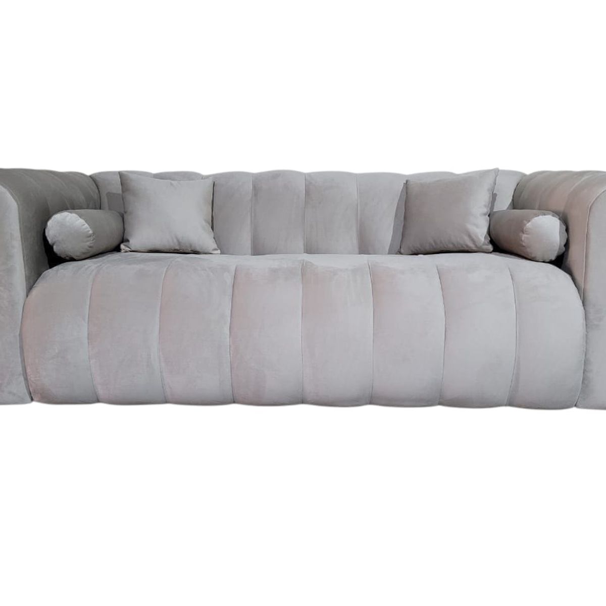 GENERICO - Sofa Martins 2 mts, felpa Verde musgo