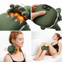 MOVI - Masajeador de Cuello y Hombros con Calor 45°C - Masaje Cervical Profundo 5 Dedos Biónicos