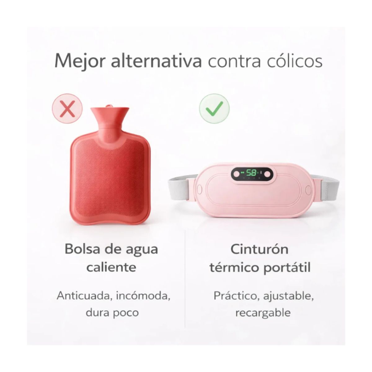 MOVI - Cinturón para el Alivio Inmediato de Cólicos y Dolores Menstruales - Bienestar y Comodidad Total