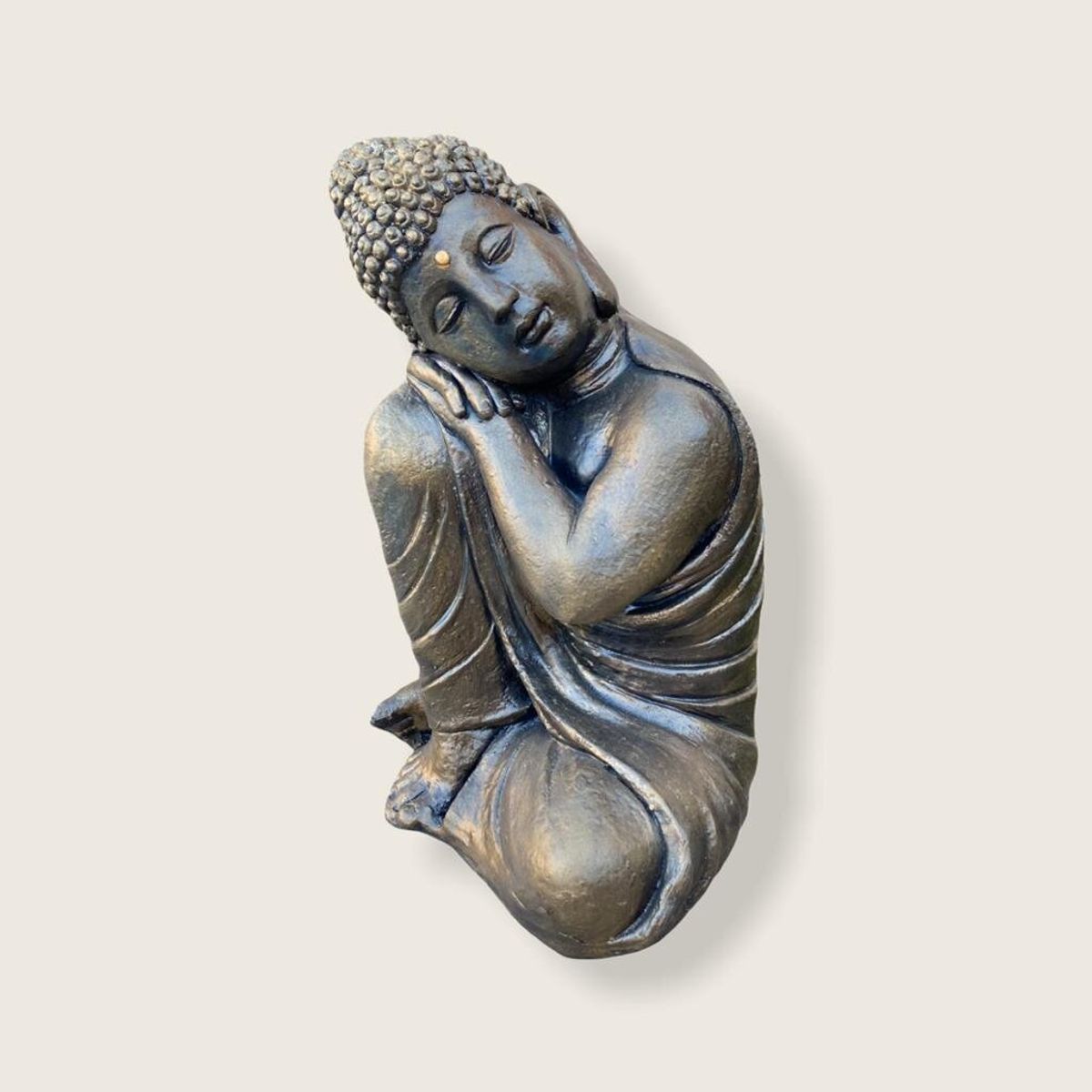 SAT NAM INSPIRES - Buda Durmiente Bronce 50 Cm-Sat Nam