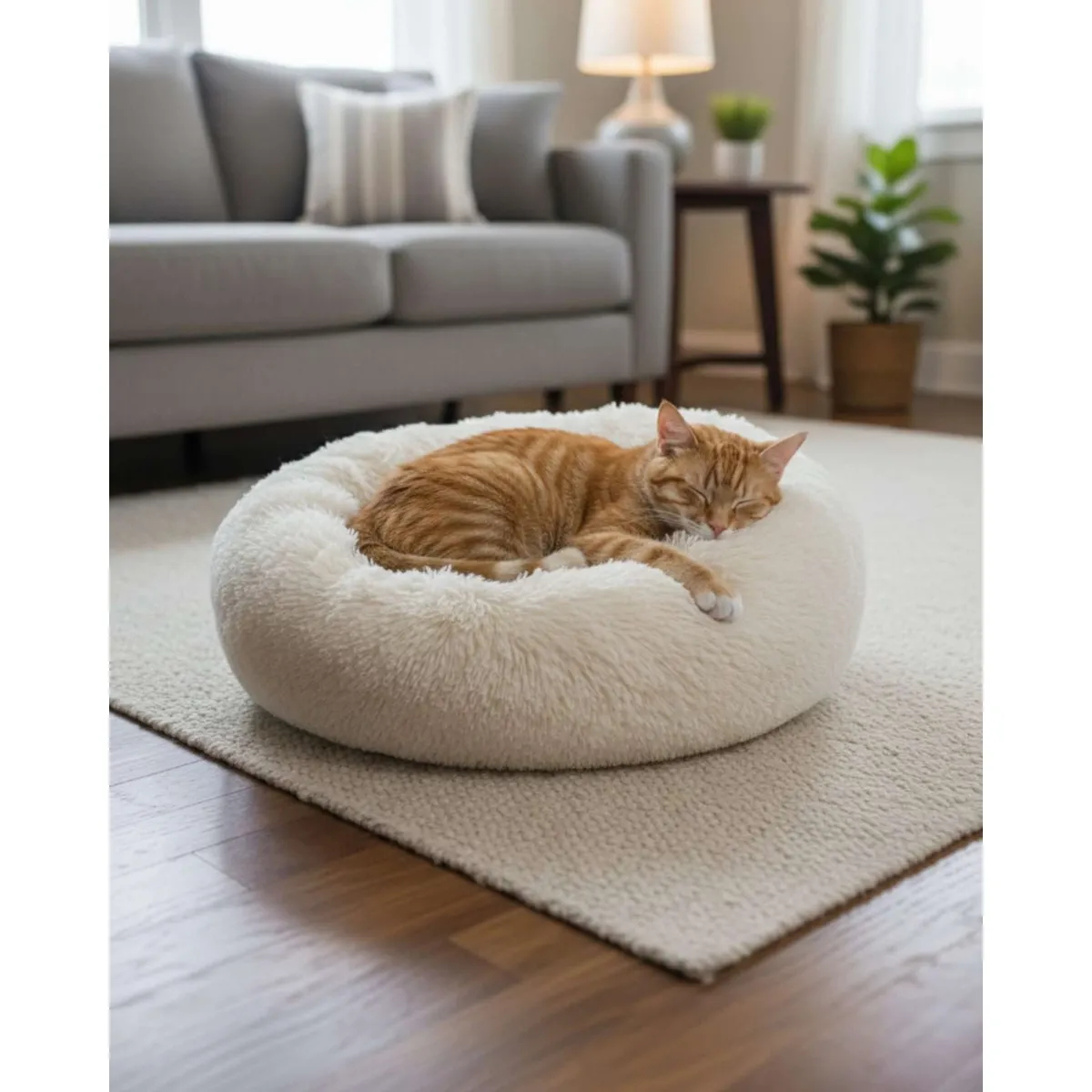 GENERICO - Cama Acolchada de Alta Densidad para tus mascotas 80 cm