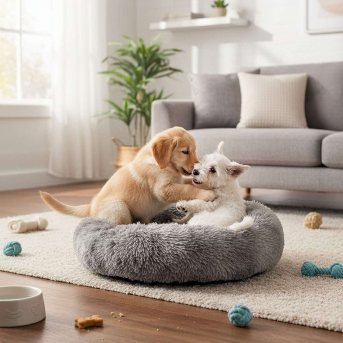 GENERICO - Cama Acolchada de Alta Densidad para tus mascotas 80 cm