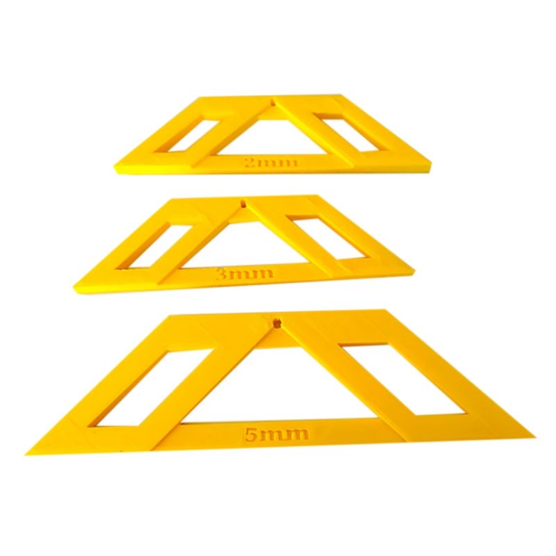 ADDONS 3D - SET 3 ESCUADRAS ENCUADERNACION - AMARILLO
