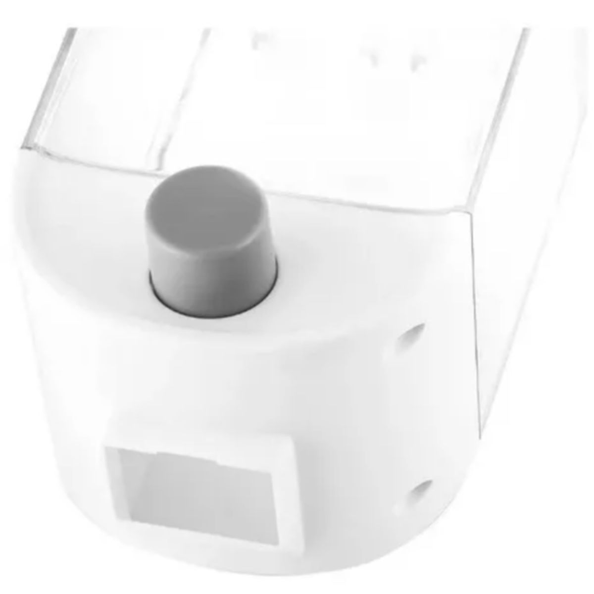 GENERICO - DISPENSADOR DE PARED PARA CEREAL Y GRANOS 1L PLASTICO TRANSPARENTE