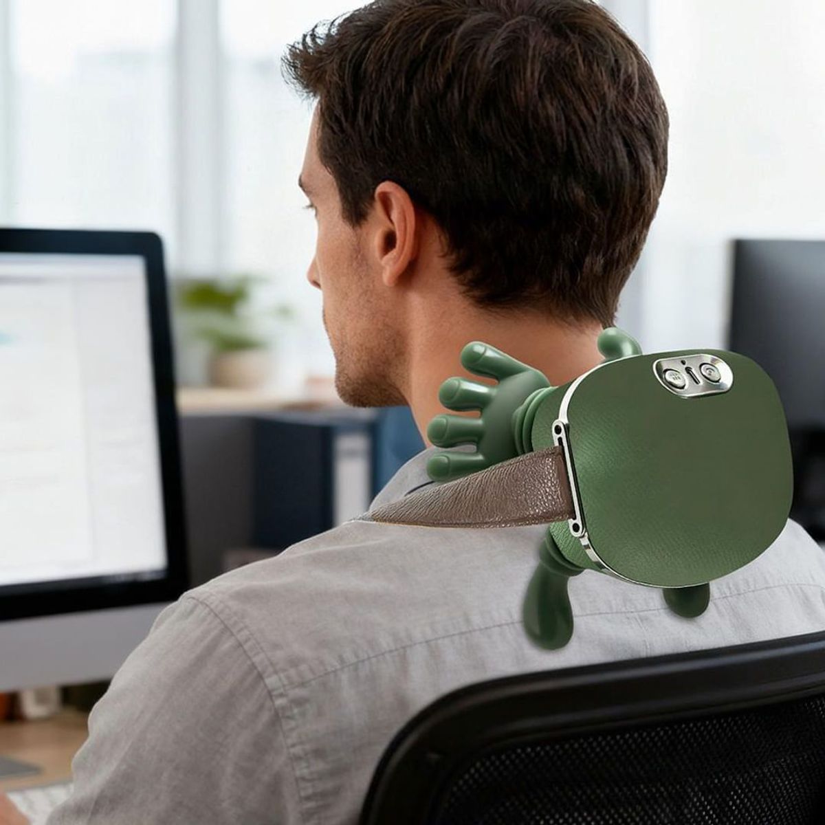 MOVI - Masajeador de cuello eléctrico con manos, viral tik tok