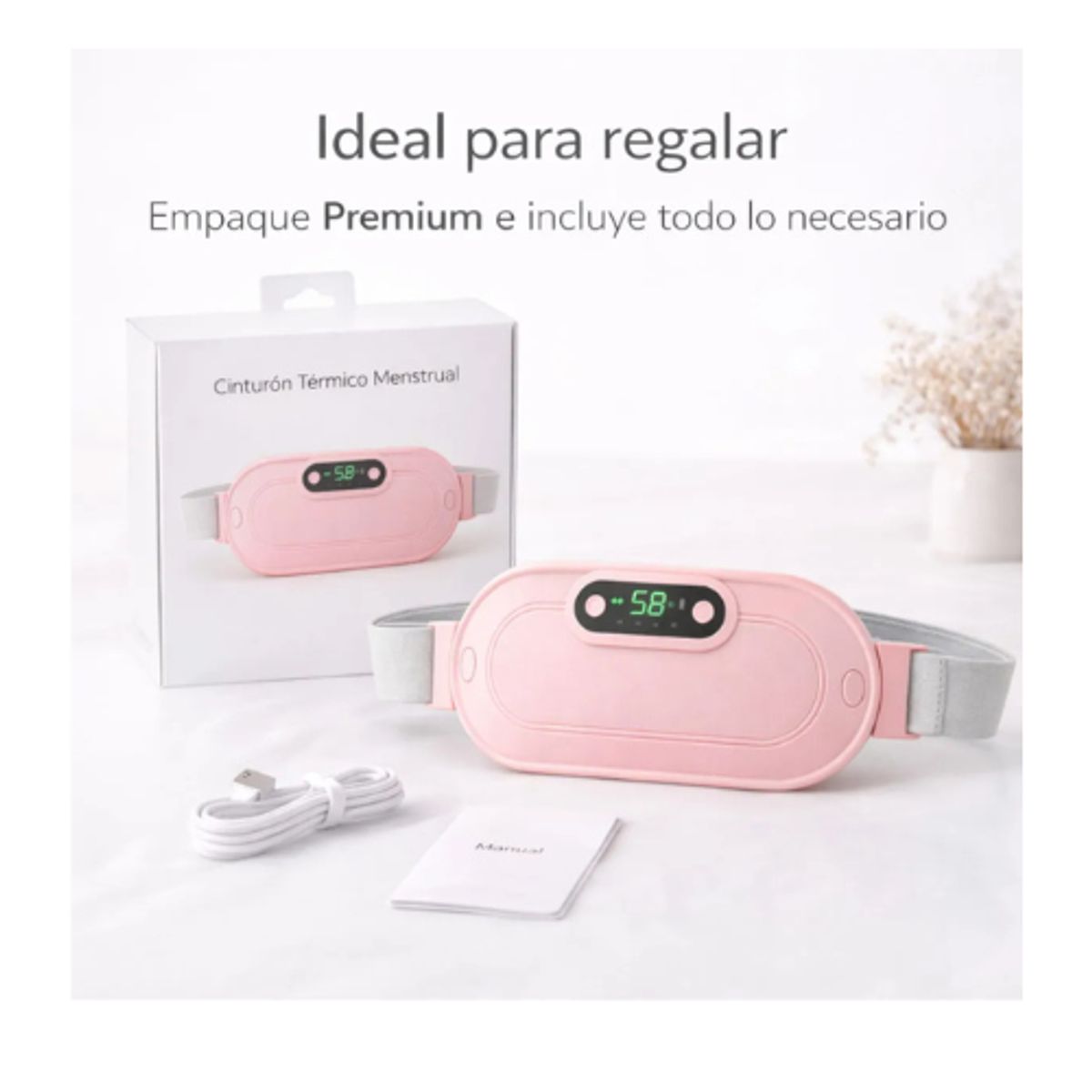 MOVI - Cinturón para el Alivio Inmediato de Cólicos y Dolores Menstruales - Bienestar y Comodidad Total