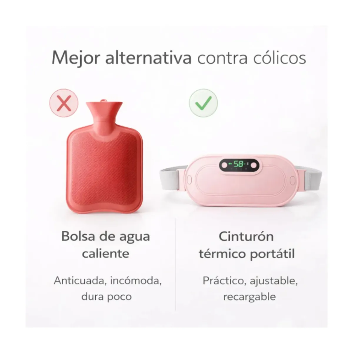 MOVI - Cinturón para el Alivio Inmediato de Cólicos y Dolores Menstruales - Bienestar y Comodidad Total