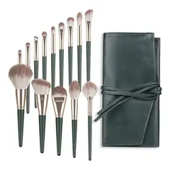 GENERICO - Set 14 Brochas Maquillaje Profesional Cepillos Con Bolsa BELUG